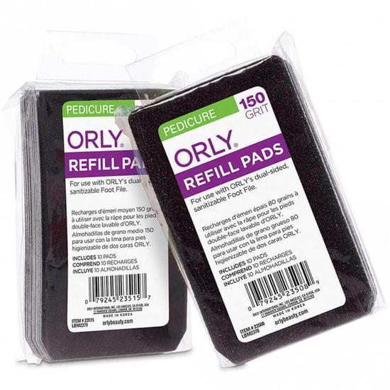 ORLY Foot File With 2 Refill Pads With 80 & 150 Grit Pads