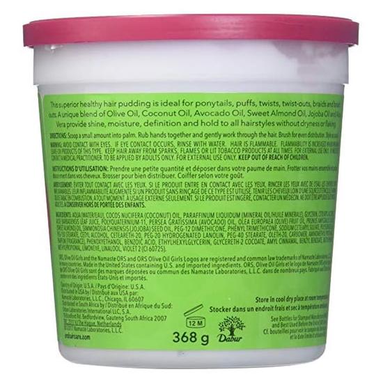 ORS Olive Oil Girls Hair Pudding Jar 368g