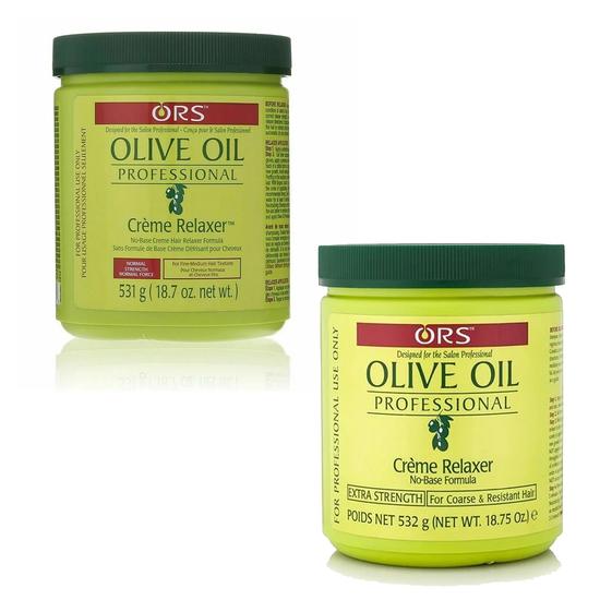 ORS Olive Oil Professional Creme Hair Textures Relaxer No-Base Formula Full Range 531 g / Extra Strength