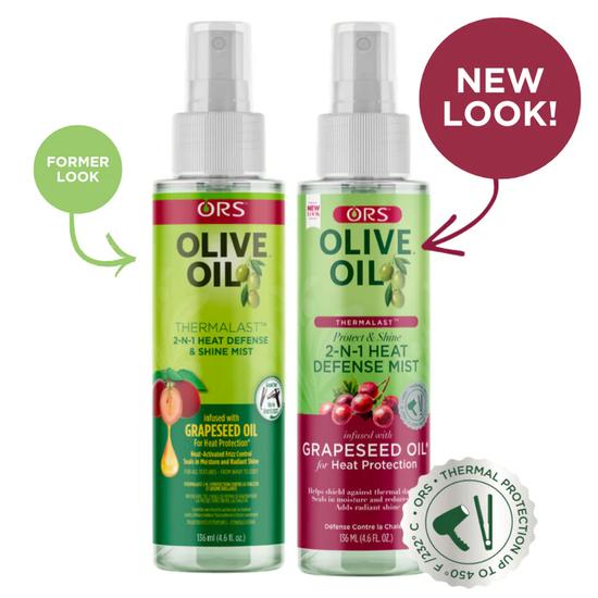 ORS Olive Oil With Grapeseed Oil 2 N 1 Shine Mist & Heat Defence 136ml