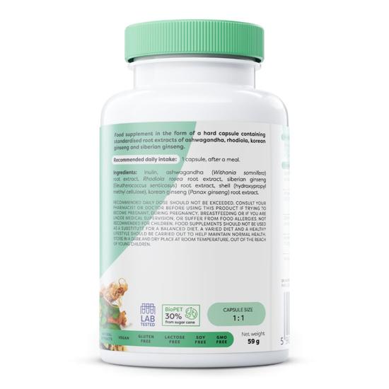 Osavi Ashwagandha + Rhodiola & Ginseng Capsules 60 Capsules
