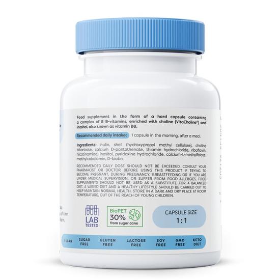 Osavi B-Complex With Choline & Inositol Capsules 60 Capsules