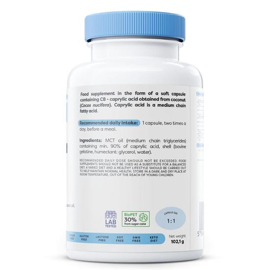 Osavi Caprylic Acid 1200mg Softgels 60 Softgels