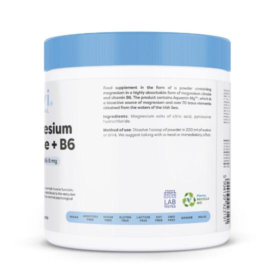 Osavi Magnesium Citrate + B6 Powder 250g