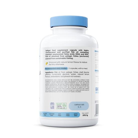 Osavi Omega-3 Extra Molecularly Distilled 1300mg Lemon Softgels 60 Softgels