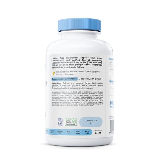 Osavi Omega-3 Extra Molecularly Distilled 1300mg Lemon Softgels 60 Softgels