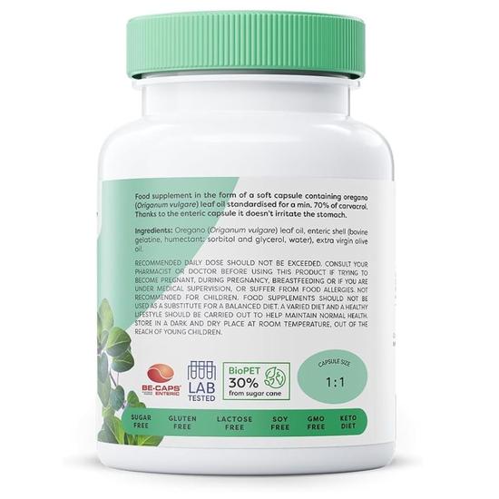 Osavi Oregano Oil Carvacrol 180mg Capsules 60 Capsules