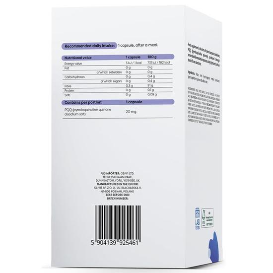 Osavi PQQ 20mg Capsules 30 Capsules