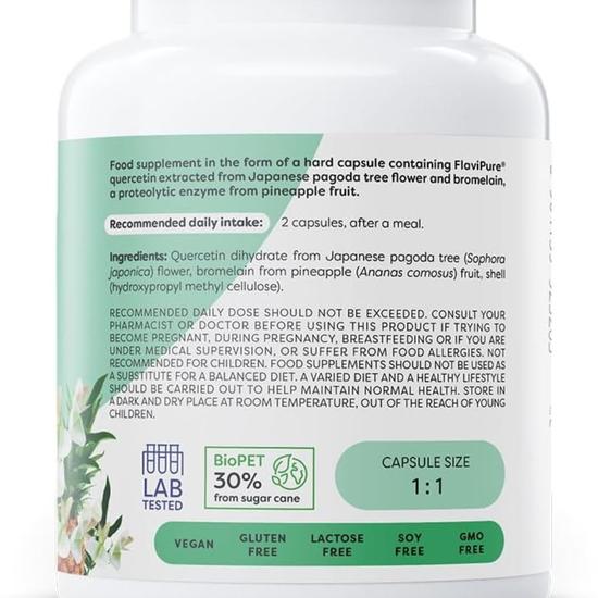 Osavi Quercetin With Bromelain Capsules 60 Capsules