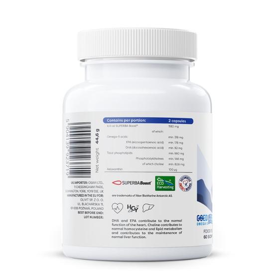 Osavi Super Krill Oil 1180mg Softgels 60 Softgels