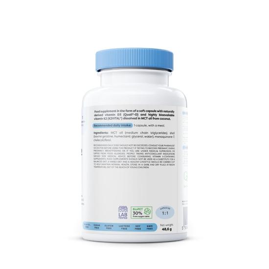 Osavi Vitamin D3 + K2 2000iu + 100mcg Softgels 60 Softgels