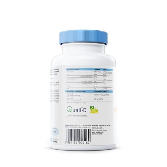 Osavi Vitamin D3 + K2 2000iu + 100mcg Softgels 60 Softgels