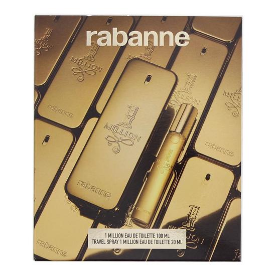 Paco Rabanne 1 Million Eau De Toilette 100ml + Eau De Toilette 20ml Gift Set For Him 100ml