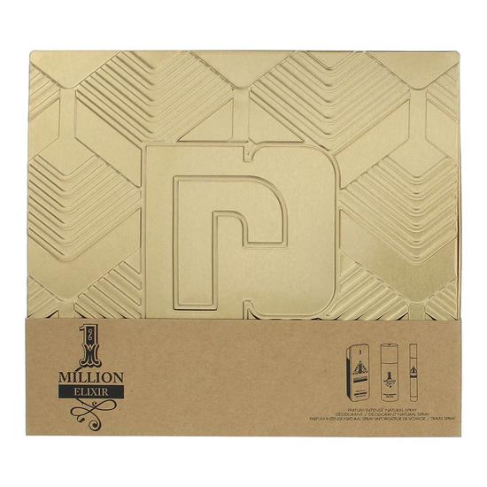 Paco Rabanne 1 Million Elixir Parfum Intense 100ml, 10ml + Deodorant Gift Set 100ml