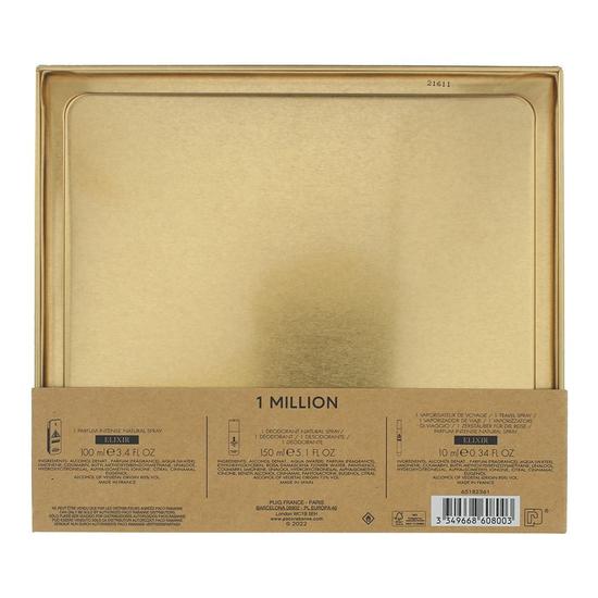 Paco Rabanne 1 Million Elixir Parfum Intense 100ml, 10ml + Deodorant Gift Set 100ml