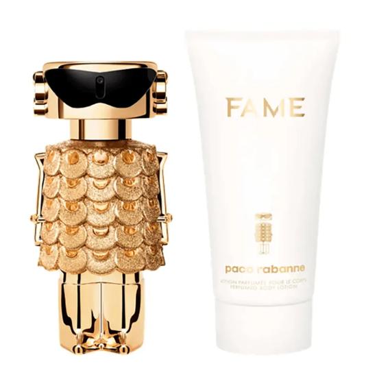 Paco Rabanne Fame Intense Women's Perfume Gift Set 50ml Eau De Parfum + 75ml Body Lotion