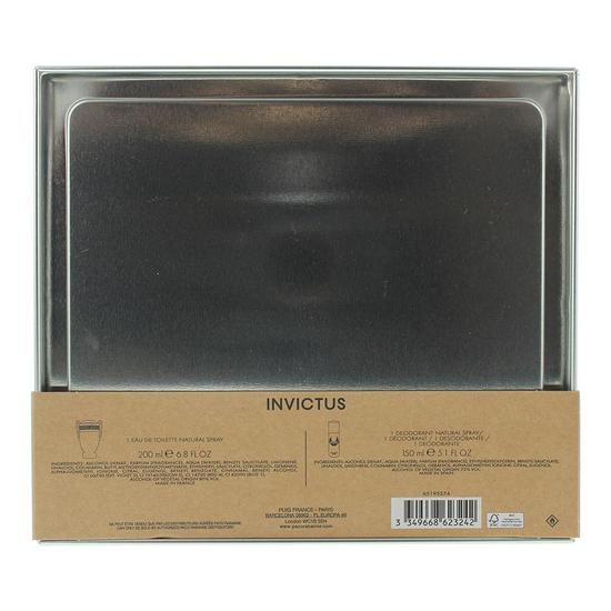 Paco Rabanne Invictus Eau De Toilette 200ml + Deodorant Spray 150ml Gift Set 200ml