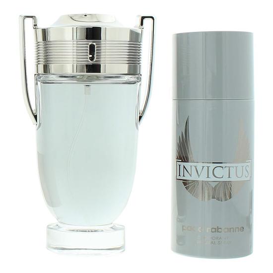 Paco Rabanne Invictus Eau De Toilette 200ml + Deodorant Spray 150ml Gift Set 200ml