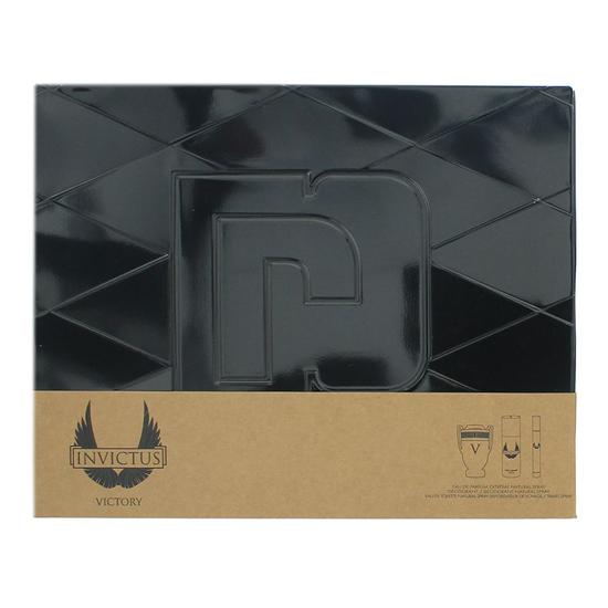 Paco Rabanne Invictus Victory Eau De Parfum 100ml, 10ml + Deodorant Gift Set Him 100ml