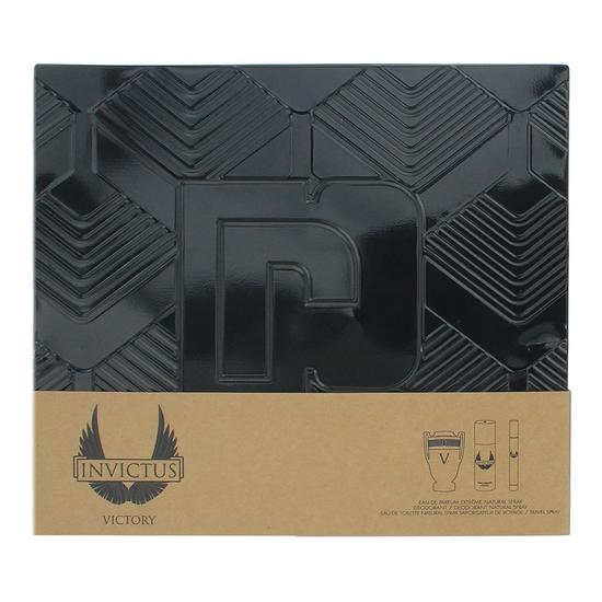 Paco Rabanne Invictus Victory L'Eau De Parfum Extreme Gift Set For Him 100ml