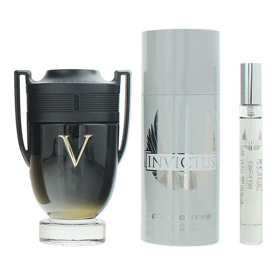 Paco Rabanne Invictus Victory L'Eau De Parfum Extreme Gift Set For Him 100ml