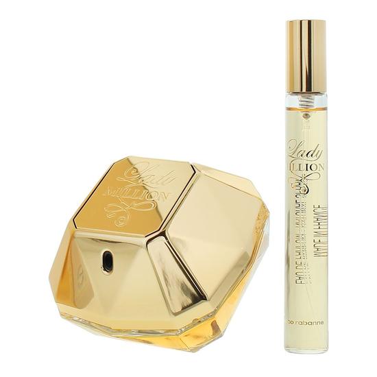 Paco Rabanne Lady Million Eau De Parfum 50ml + Eau De Parfum 10ml Gift Set 50ml