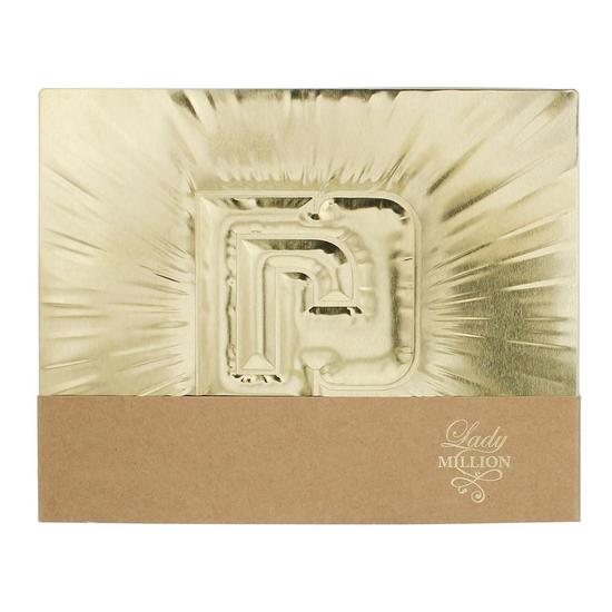 Paco Rabanne Lady Million Eau De Parfum 80ml, 10ml + Body Lotion Gift Set Her 80ml