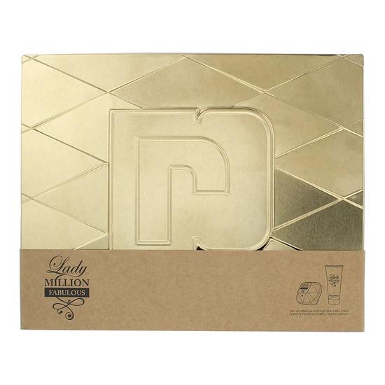 Paco Rabanne Lady Million Fabulous Eau De Parfum 80ml + Body Lotion 100ml Gift Set 80ml