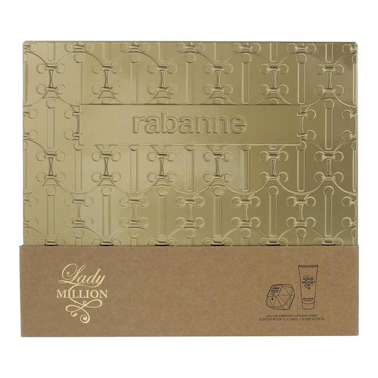 Paco Rabanne Lady Million Lady Million Eau De Parfum 80ml + Body Lotion 100ml Gift Set 80ml