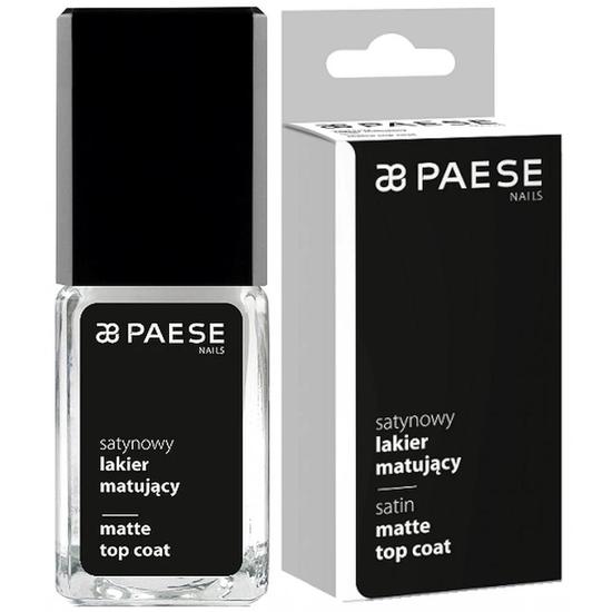 Paes Cosmetics Nail Care Satin Matte Top Coat