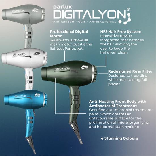 Parlux Digitalyon Dryer Anthracite