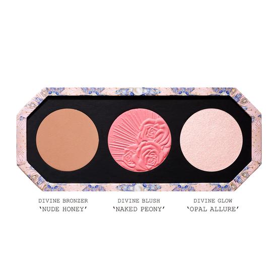 Pat McGrath Labs Divine Blush + Bronze + Glow Trio Fleurever Nude