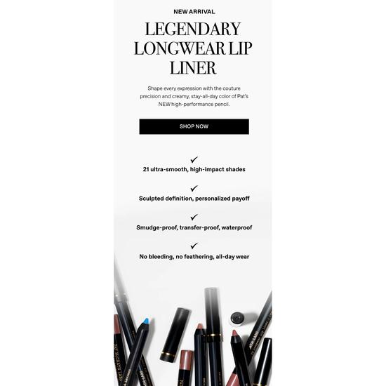 Pat McGrath Labs Legendary Longwear Lip Liner 1980 (Vivid Magenta)