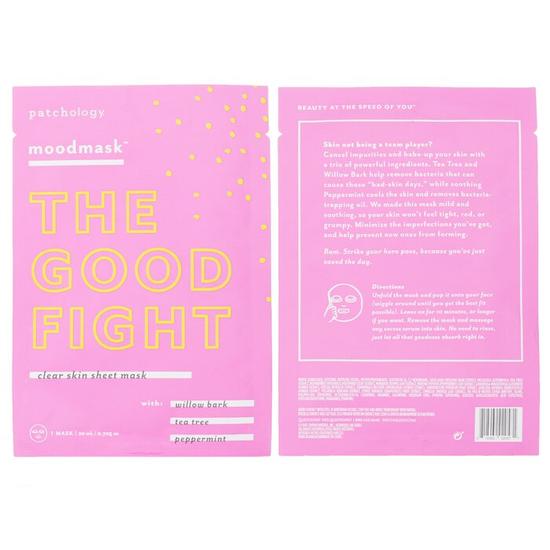 Patchology Moodmask The Good Fight Clear Skin Sheet Mask 20ml