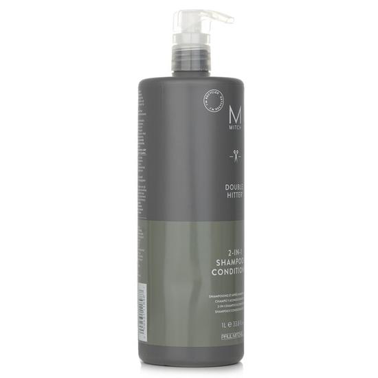 Paul Mitchell Mitch Double Hitter 2-in-1 Shampoo & Conditioner 1000ml