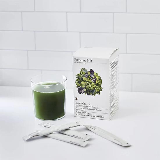 Perricone MD Super Greens Dietary Supplement Powder 30 Days