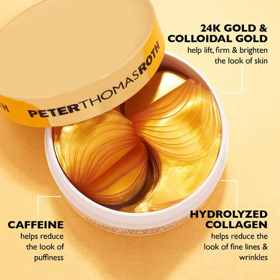 Peter Thomas Roth 24k Gold Pure Luxury Lift & Firm Hydra-Gel Eye Patches Patches 60 Patches