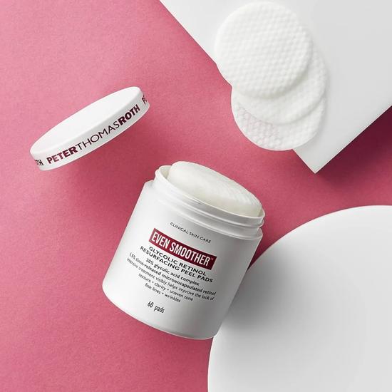 Peter Thomas Roth EVEN SMOOTHER Glycolic Retinol Resurfacing Peel Pads