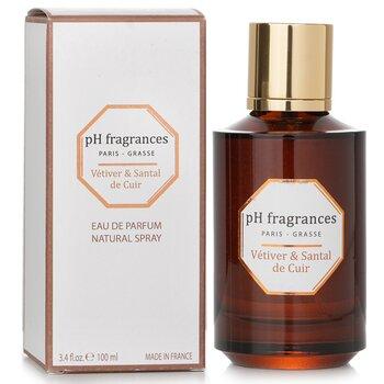pH fragrances Vetiver & Sandal Of Leather Eau De Parfum 100ml