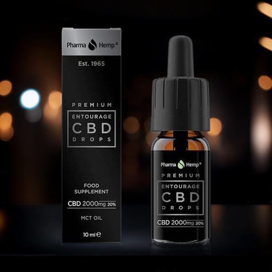 Pharma Hemp Entourage CBD Drops 20% 10ml