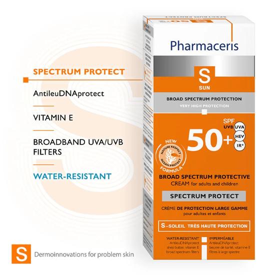 Pharmaceris S Broad Spectrum Sun Protection Cream SPF 50