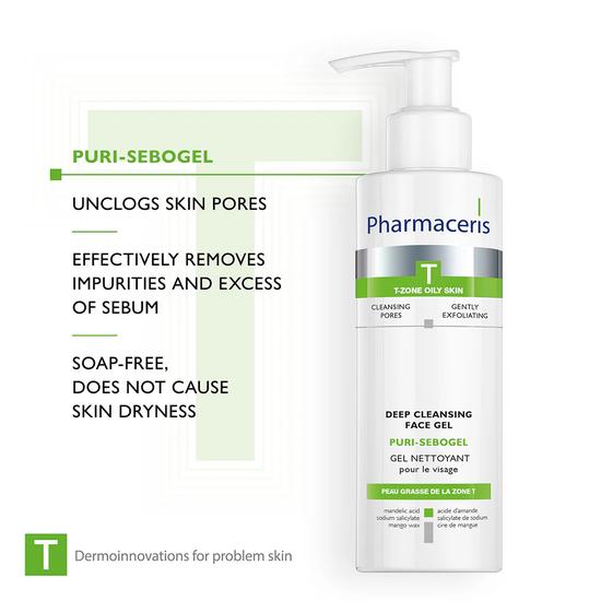 Pharmaceris T Puri-Sebogel Deep Cleansing Face Gel 190ml