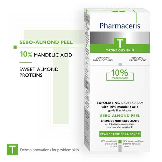 Pharmaceris T Sebo-Almond Peel 10% Night Cream