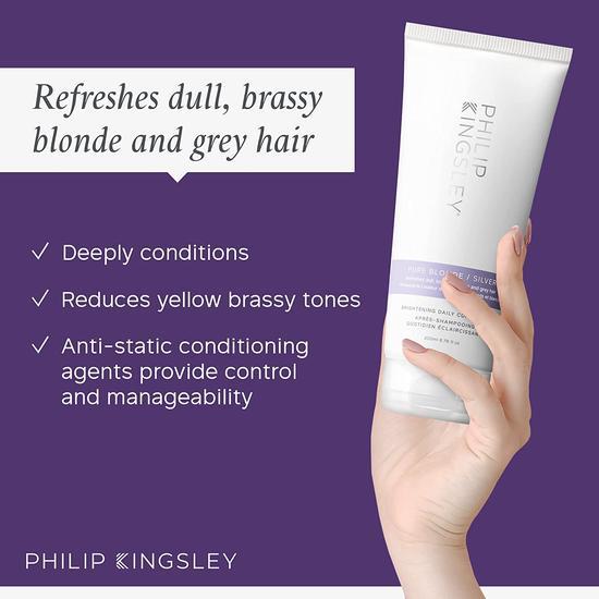 Philip Kingsley Pure Blonde/Silver Brightening Daily Conditioner 200ml
