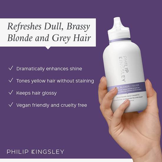Philip Kingsley Pure Blonde/Silver Brightening Daily Shampoo 250ml