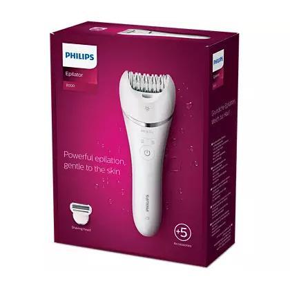 Philips Epilator Series 8000 Wet & Dry Epilator BRE710/01