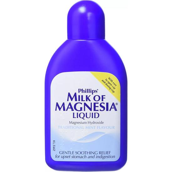 Philips Milk Of Magnesia Liquid Traditional Mint Flavour 2 Pack