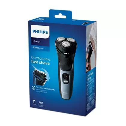 Philips Shaver Series 3000 Wet & Dry Electric Shaver S3133/51 Blue