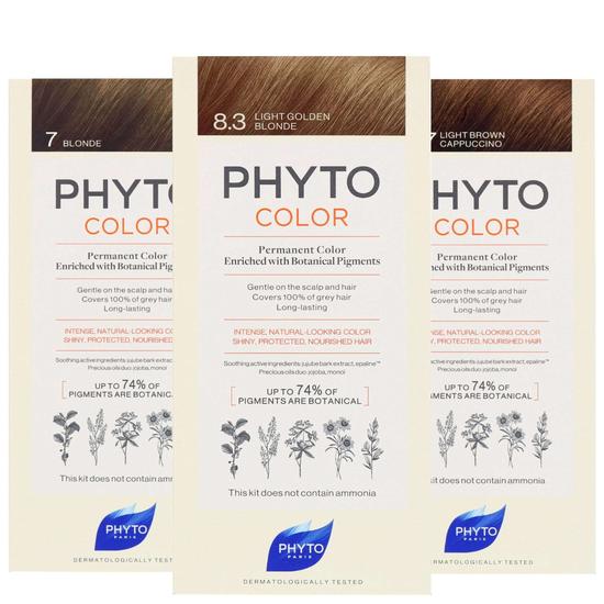 PHYTO PHYTOCOLOR Permanent Hair Dye 7.43 Copper Golden Blonde