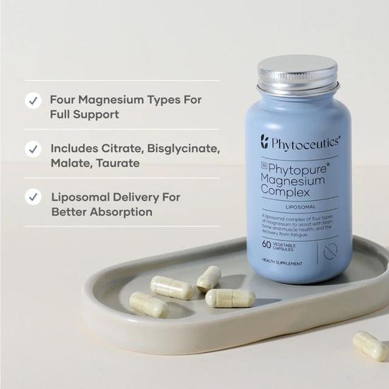Phytoceutics Phytopure Magnesium Complex Capsules 60 Capsules